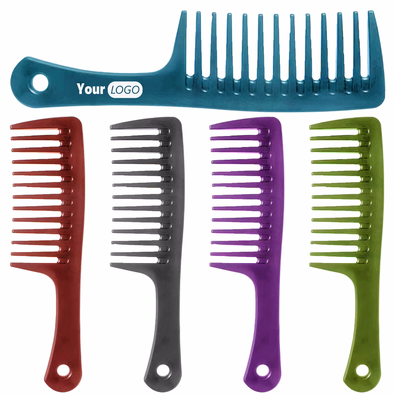 Plastic Wide Tooth Plastic Hair Comb