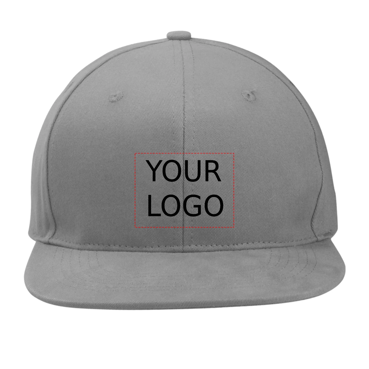6 Panel Snapback Closure Cotton Cap 1