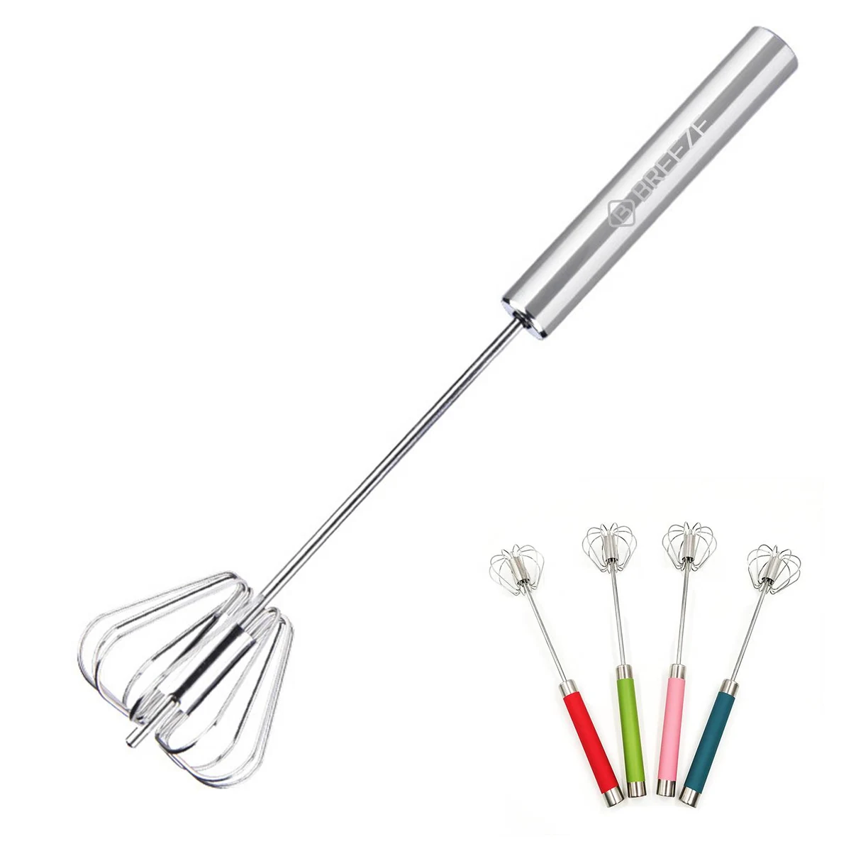 Stainless Whisk: Effortless Egg & Cream Mixer 1