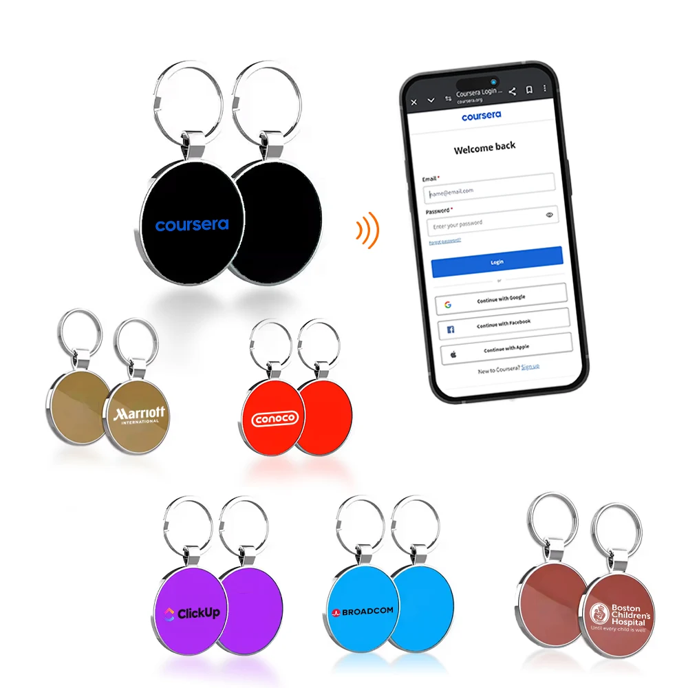 NFC Alloy Keychain - Epoxy 1