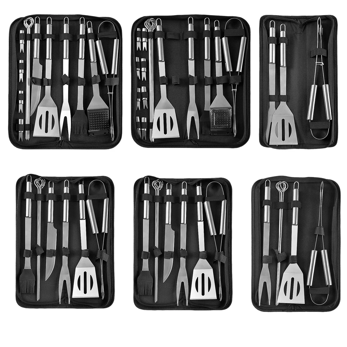 MOQ25 Stainless Steel Outdoor BBQ Camping Tool Set 1