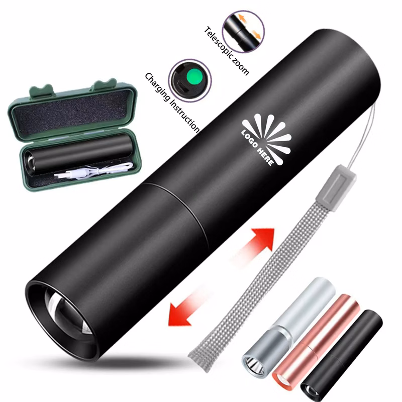 Portable Led Strong Light Flashlight Can Be Customized