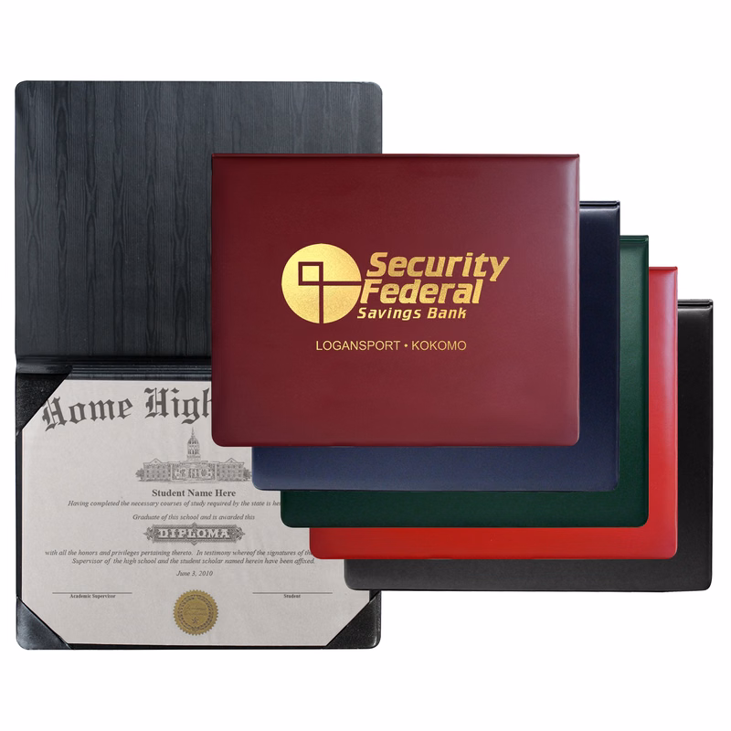 Padded Heat Sealed Diploma Holder (Portrait Style)