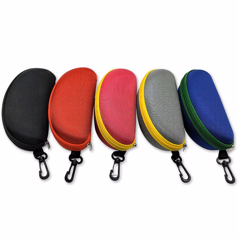 Eyeglasses Case Portable Waterproof W/Zipper & Clip