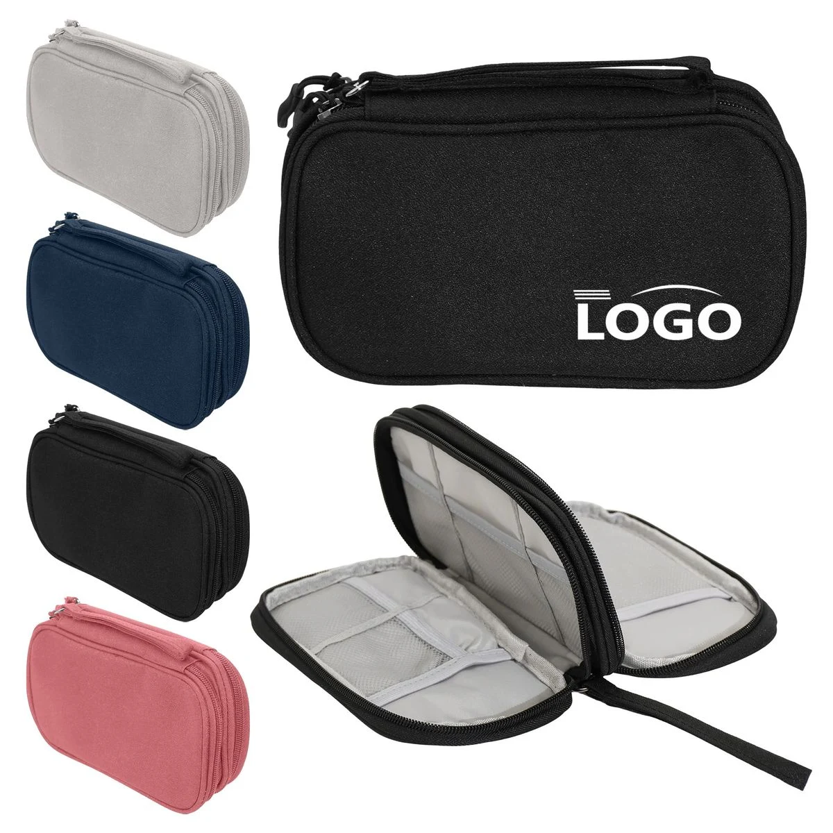 Multi Compartment Electronics Organizer Bag 1