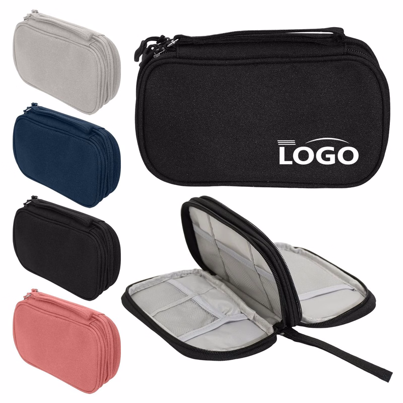 Multi Compartment Electronics Organizer Bag