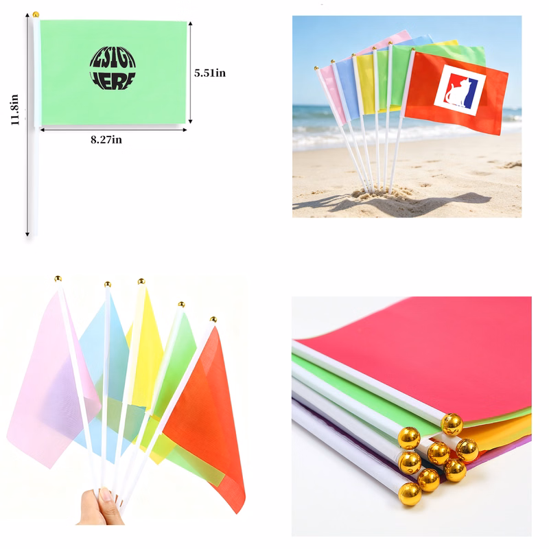 Colorful Event Celebration Hand Flags