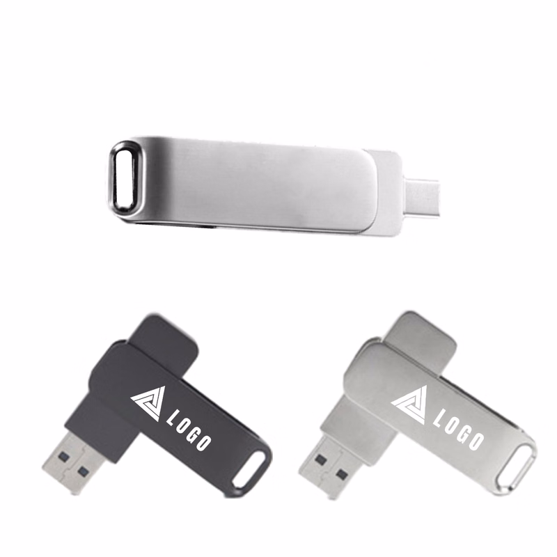 Creative Custom Metal Rotating 8G USB Flash Drive