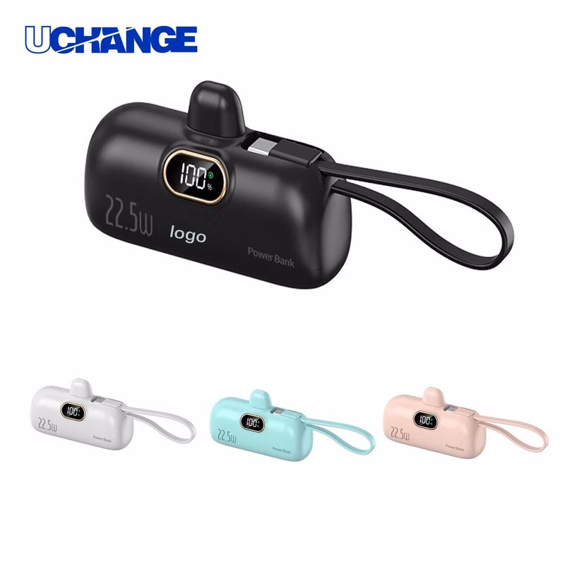 22.5W Capsule Fast Charge Power Bank Device
