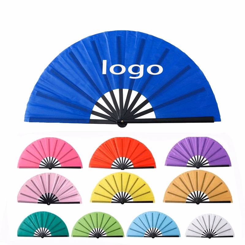 Custom Promotional 11-Inch Kung Fu Folding Fan for Cultural Events