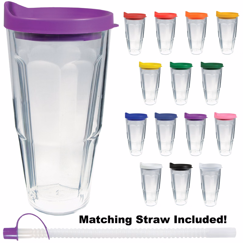 24oz Thermal Dual Walled Travel Tumbler - CLOSE OUT