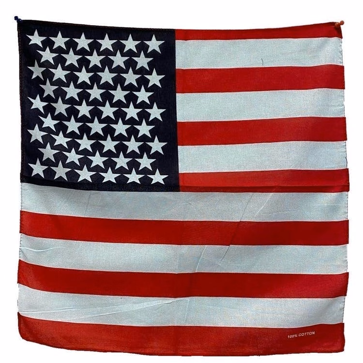 American Flag Bandanas
