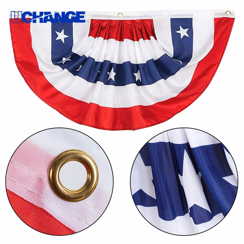 Fan Shape Flag Decorative Display