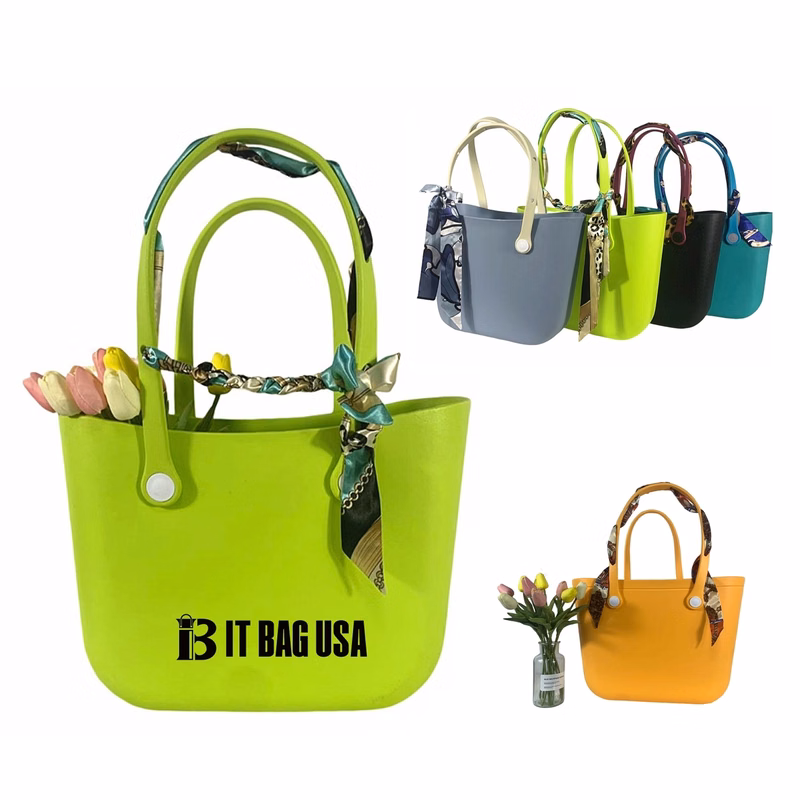 Large Rubber Beach Tote Bag