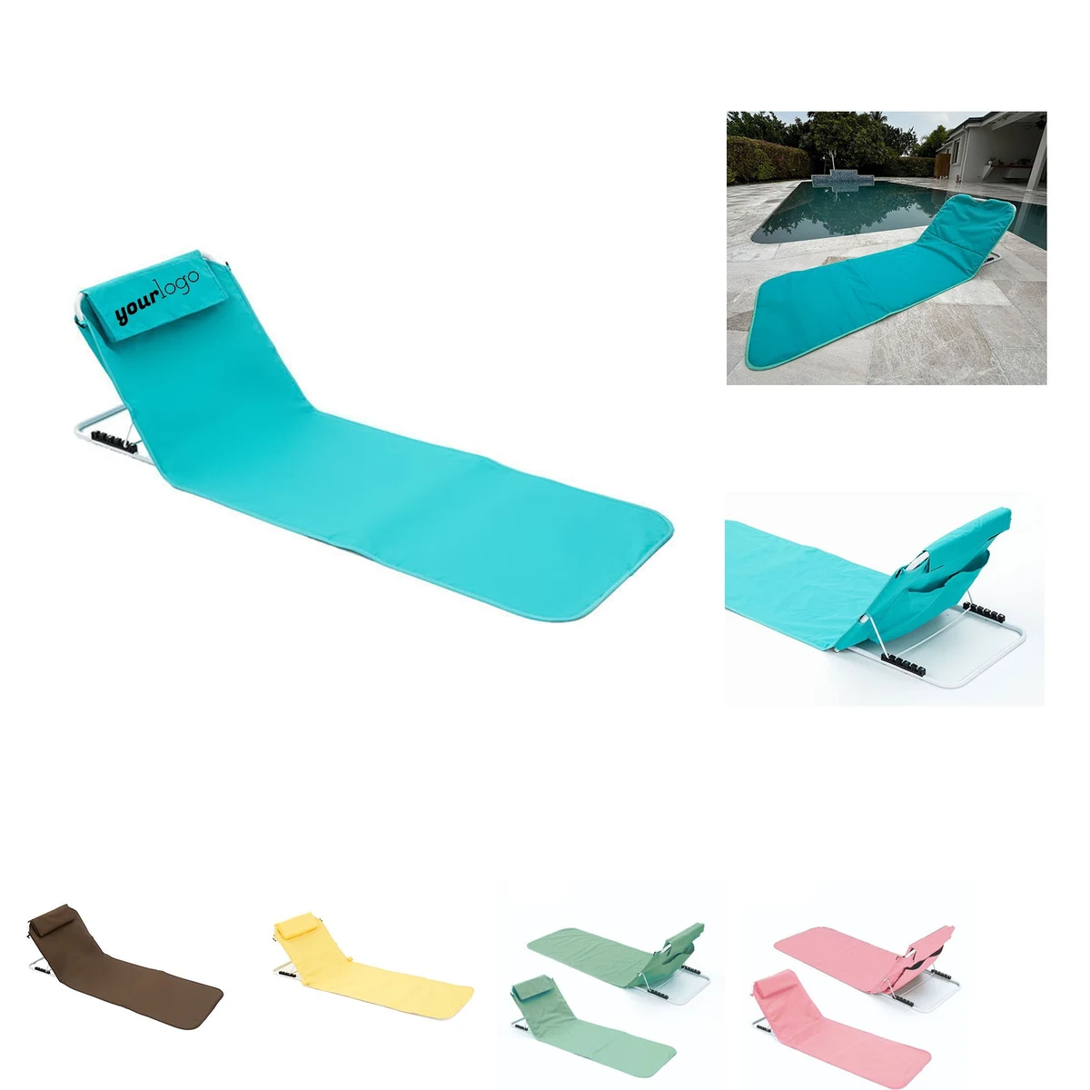 Outdoor Folding Beach Chaise 1