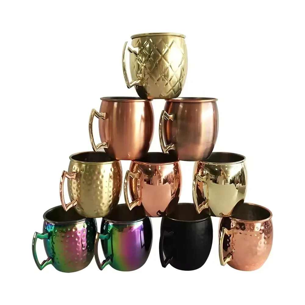 16oz Copper Plating Moscow Mule Drinking Mugs 1