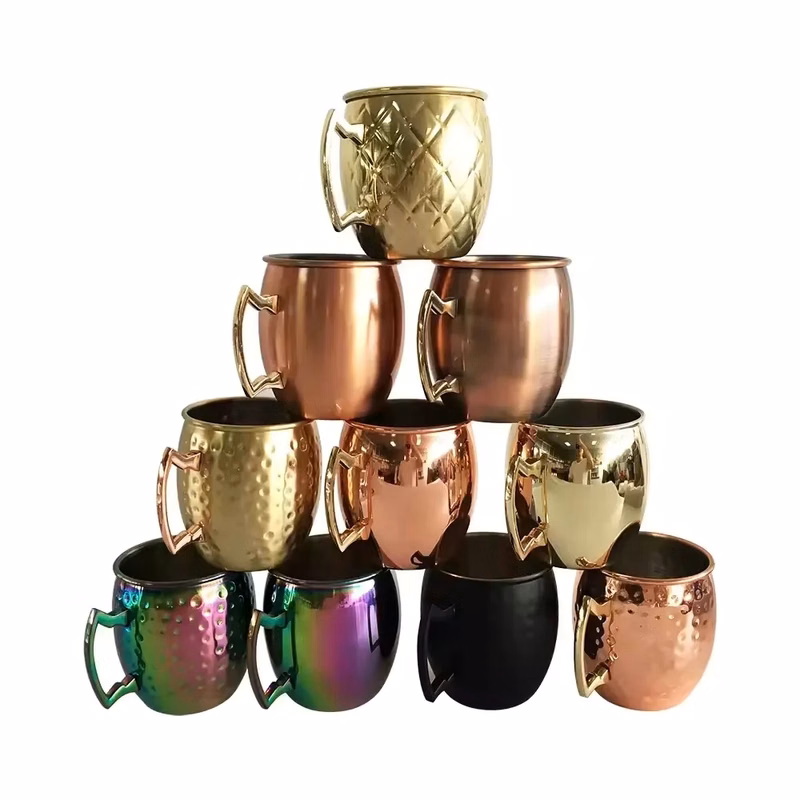 16oz Copper Plating Moscow Mule Drinking Mugs