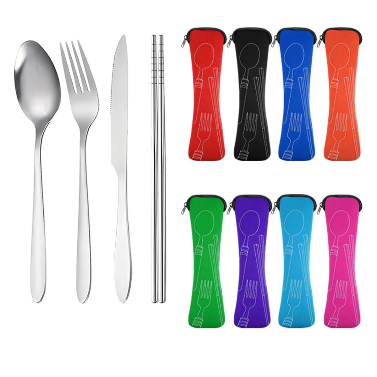 Stainless Steel Cutlery Set Knife Folk Spoon 1