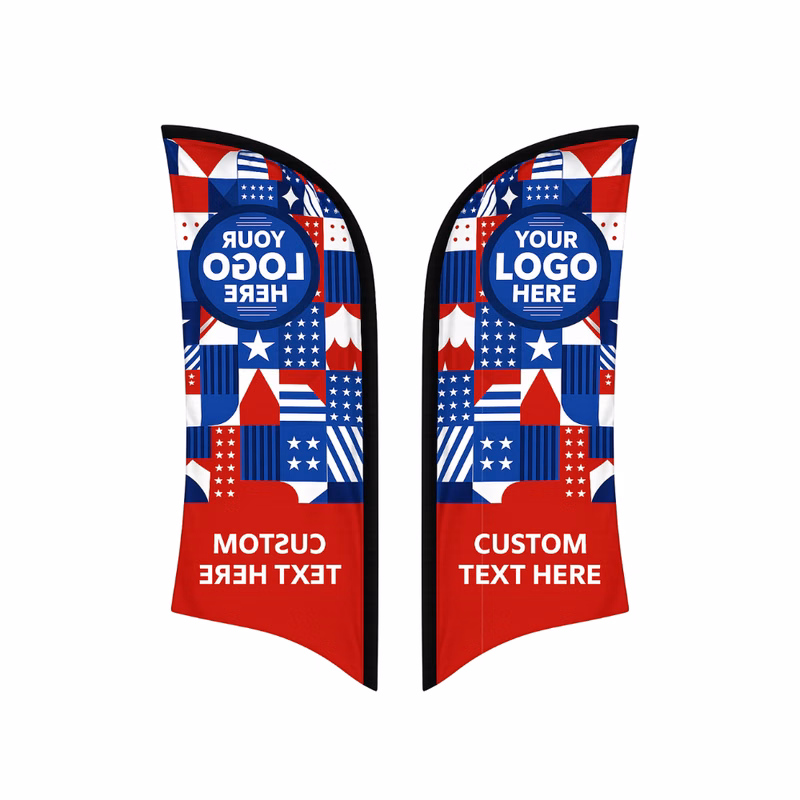 18' Double Sided Shaped Flag