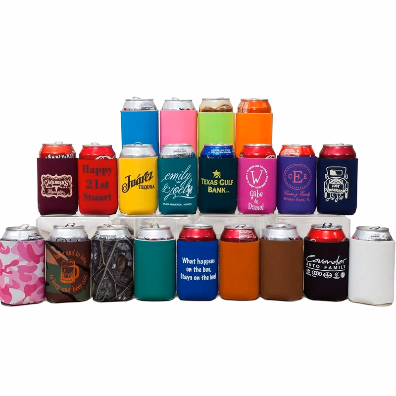 Custom Foam Kan Tastic Can Kooler With Multi Color Choices