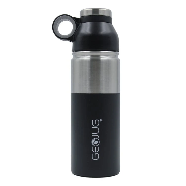 Stainless Steel Insulated Water Bottles - 18 oz Black 1