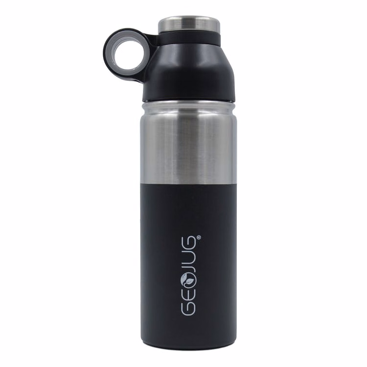 Stainless Steel Insulated Water Bottles - 18 oz Black