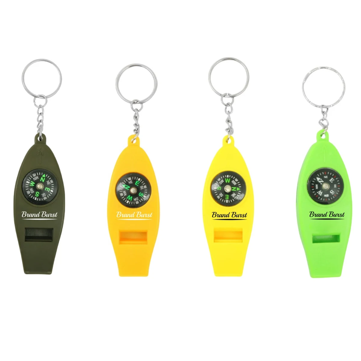 4-in-1 Portable Outdoor Multifunctional Compass Whistle 1