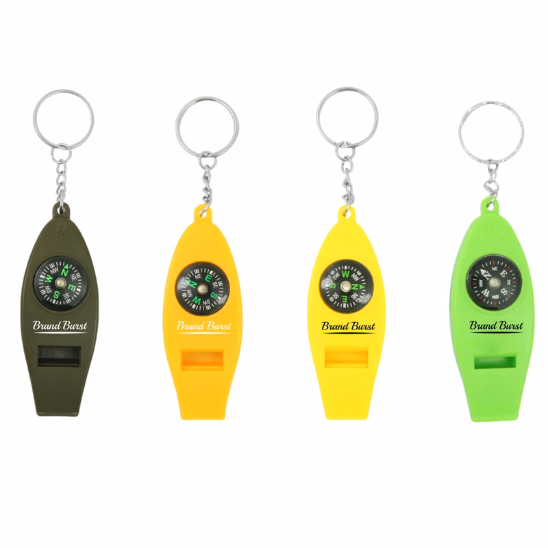 4-in-1 Portable Outdoor Multifunctional Compass Whistle