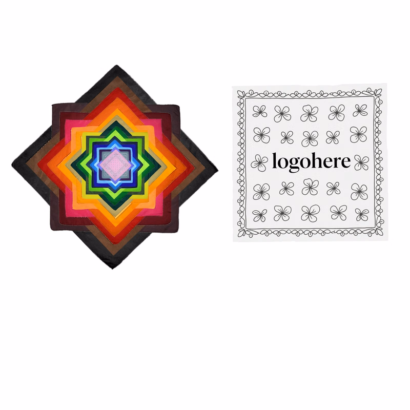 MOQ 100 pcs Outdoor Polyester Bandana Scarf