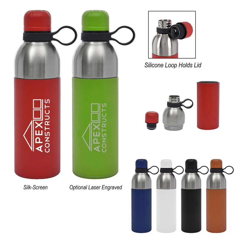 18 Oz. Maxwell Easy Clean Stainless Steel Bottle 1