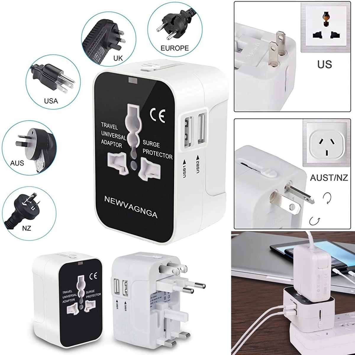 USB Universal Charger Adapter 1