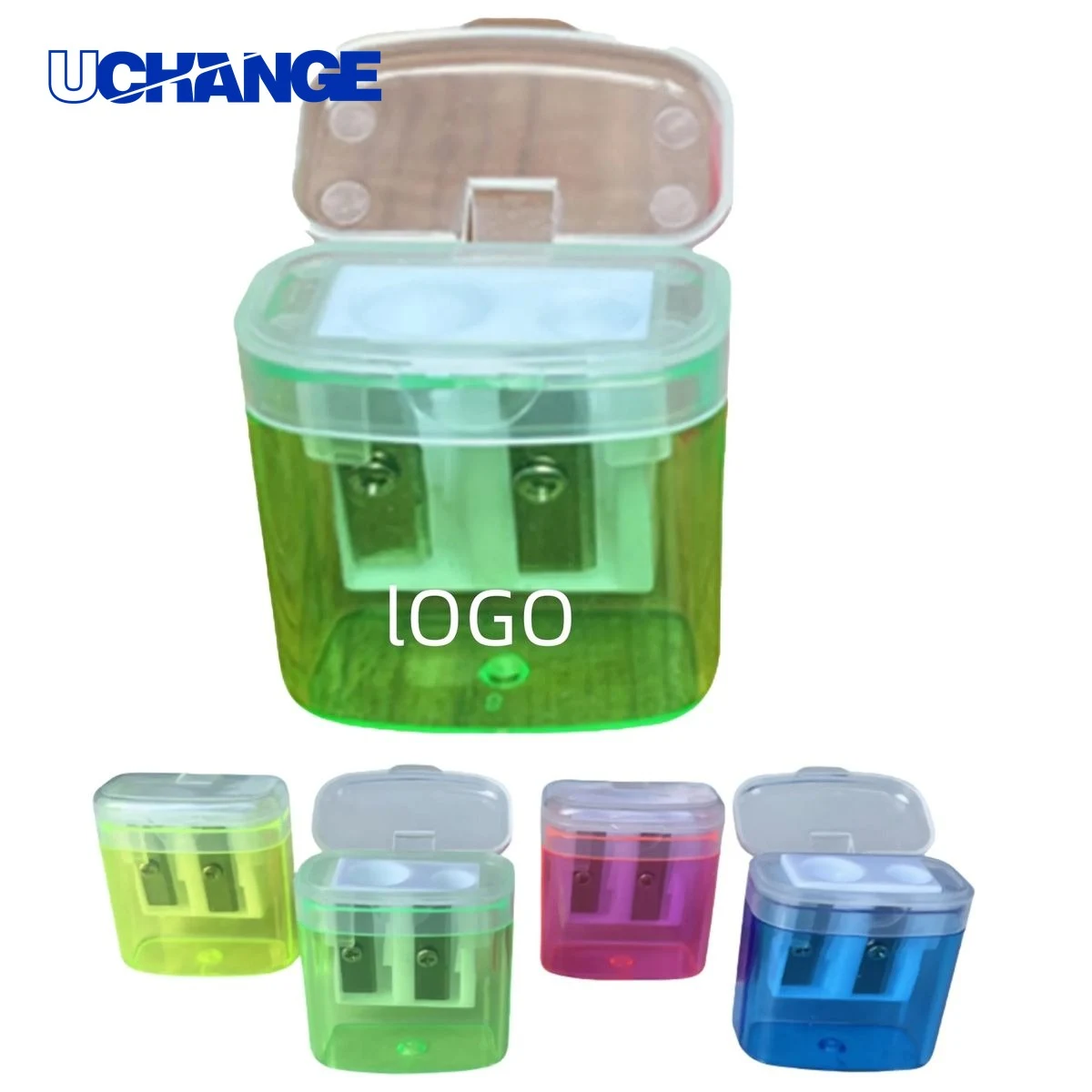 Dual-Hole Colored Pencil Sharpener 1