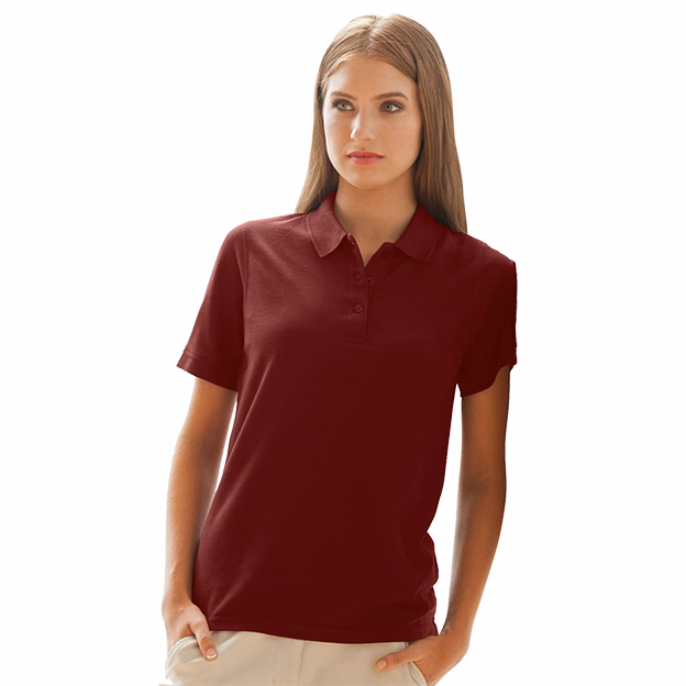 Women's Soft-Blend Double-Tuck Pique Polo