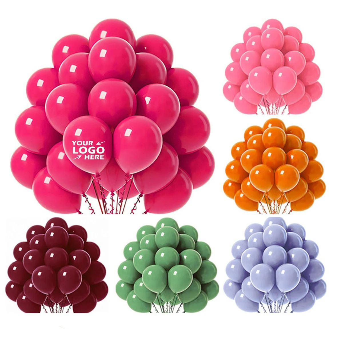Custom 10-Inch Pastel Latex Balloons 1