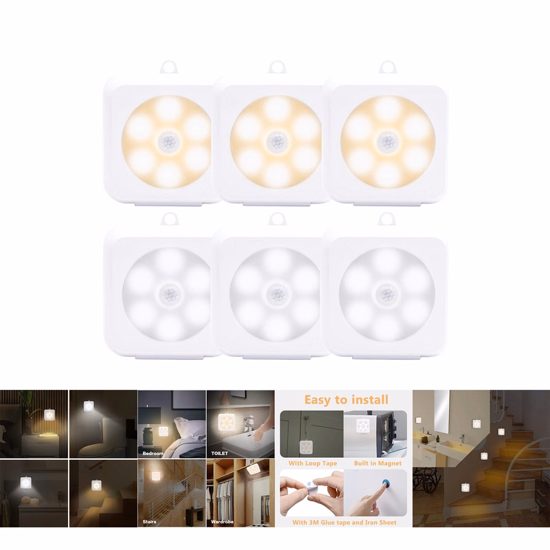 LED Motion Sensor Closet Cabinet Light