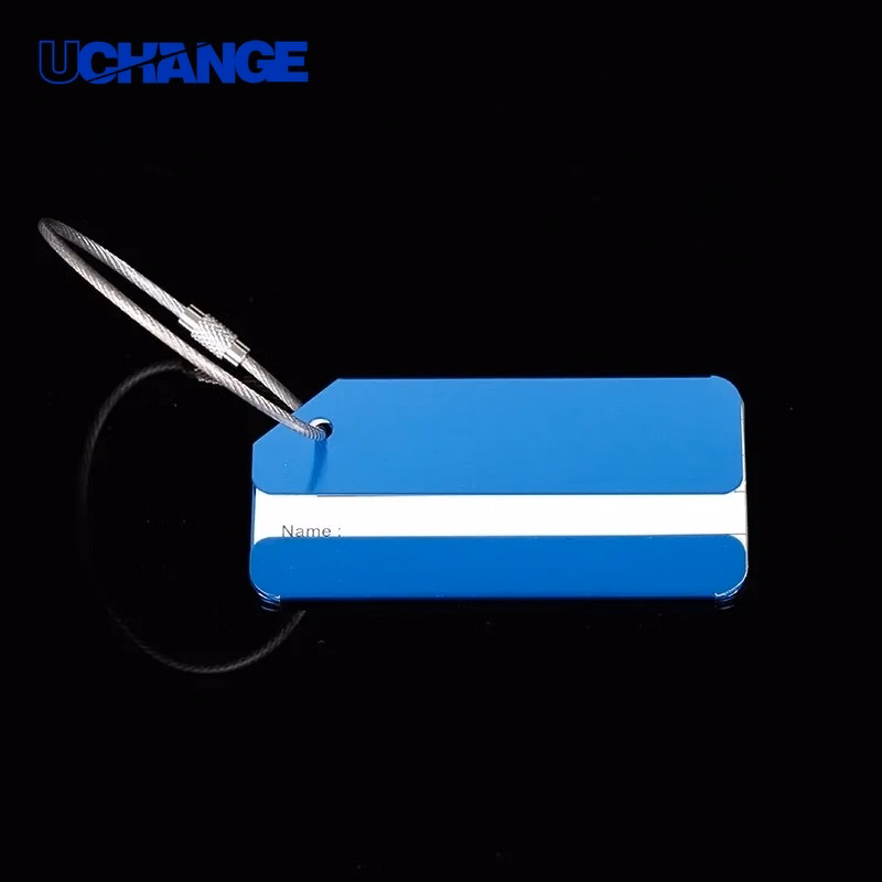 Aluminum Metal Travel ID Bag Tag for Travel