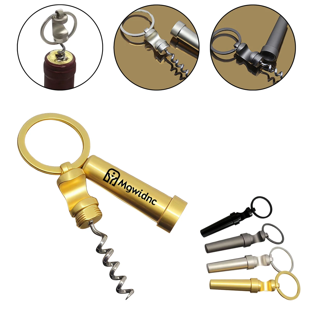 Multi-Functional Creative Beer Bottle Opener Keychain 1