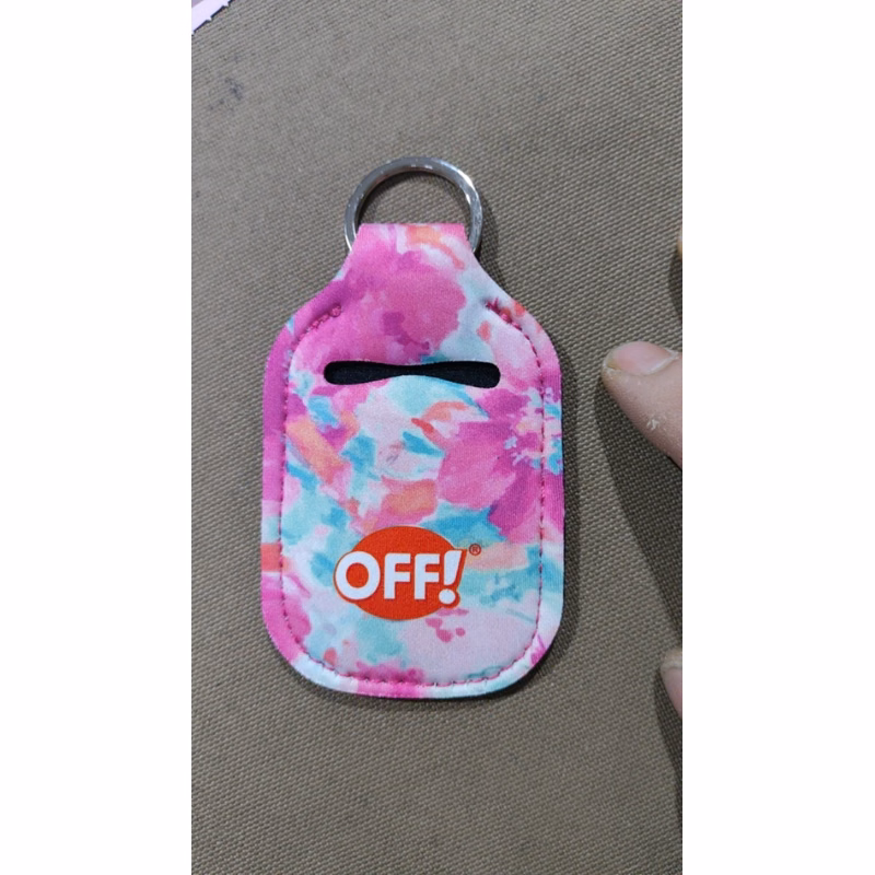 Hand Sanitizer Bottle Case Holder Keychain