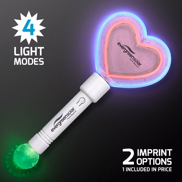 Flashing Rave Party Heart Wand