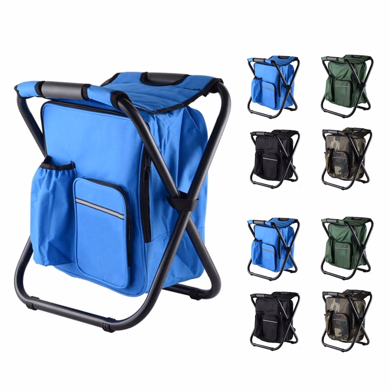 Folding Beach Chair With Cooler Bag