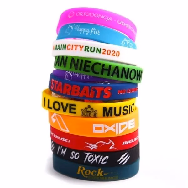 Custom Printed Silicone Wristbands