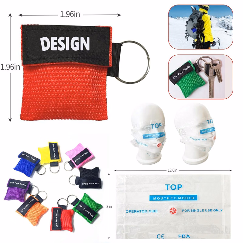 CPR Pocket Mask Keychain