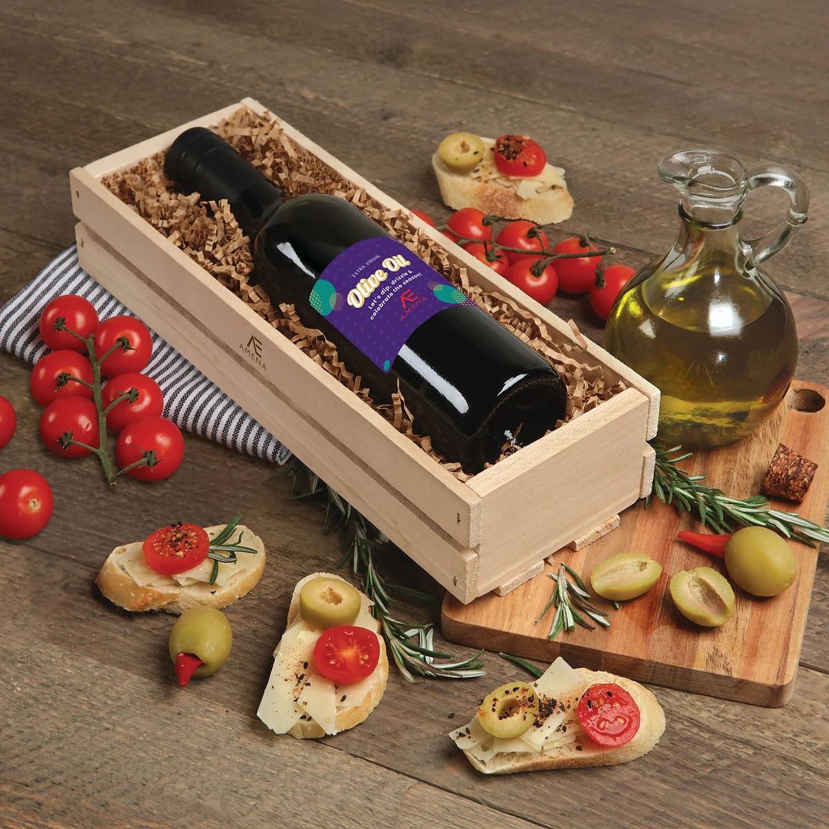 Extra Virgin Olive Oil Crate 1