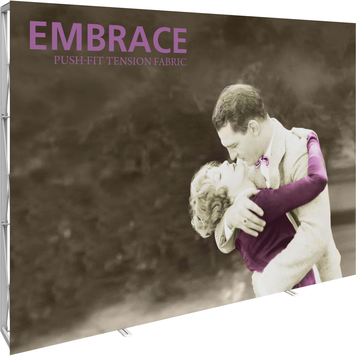 Embrace 10ft. Full Height Display W/Front Graphic 1