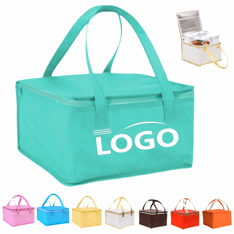 Thickened Non-Woven Thermal Insulation Grocery Picnic Cooler Bag