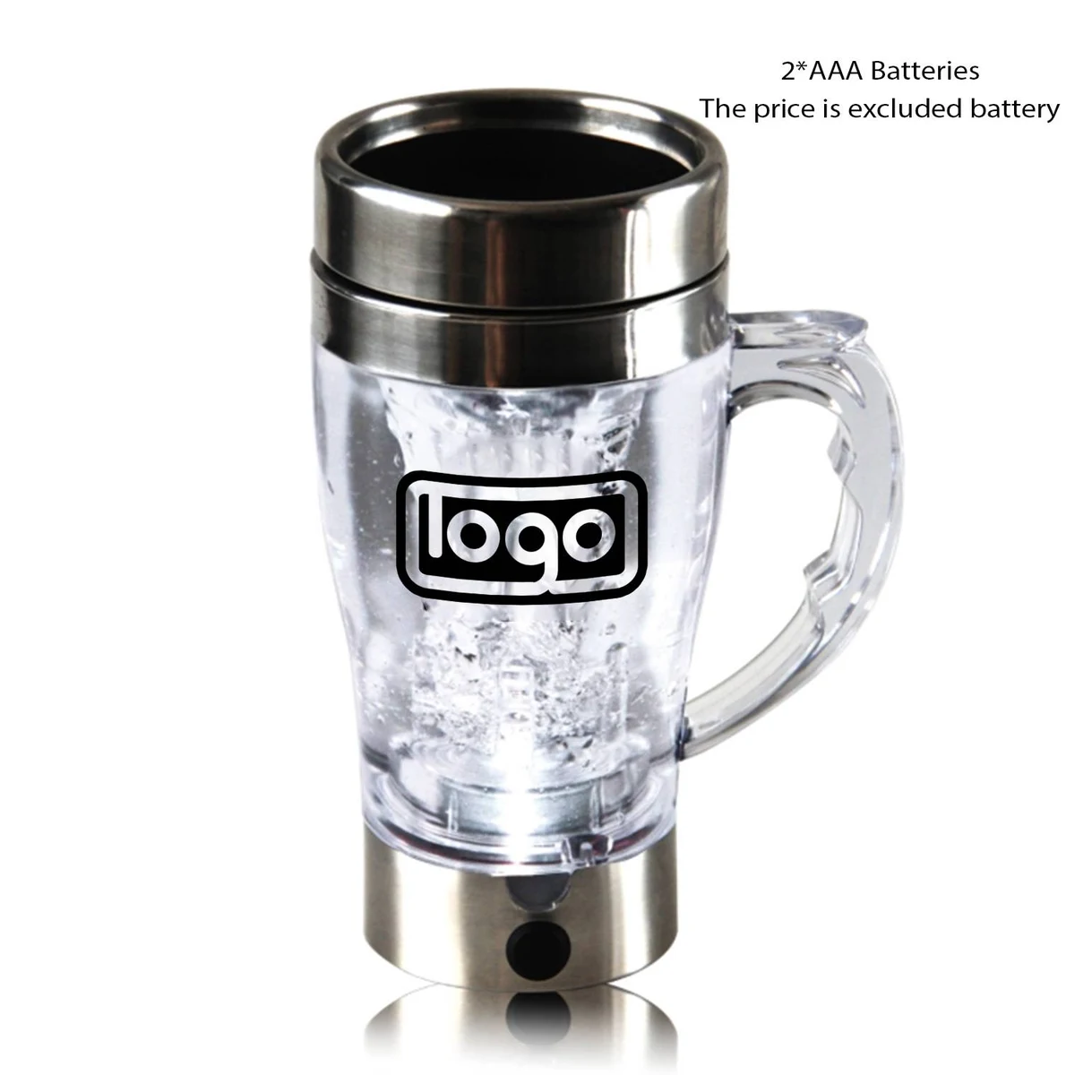 Electric Shaker Bottle, Powerful Mixer, custom water bottle with logo imprint 1