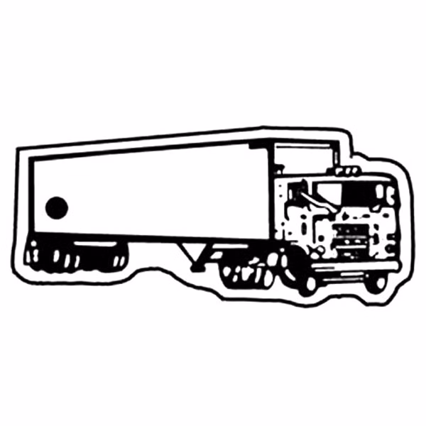 Semi Truck 2 Key Tag - Spot Color