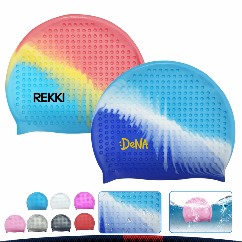 Multi-color Silicone Swimming Cap