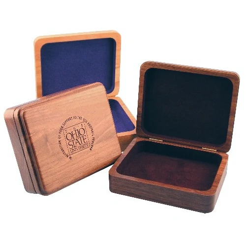 Wood Presentation Box, 6" x 5" x 2" 1