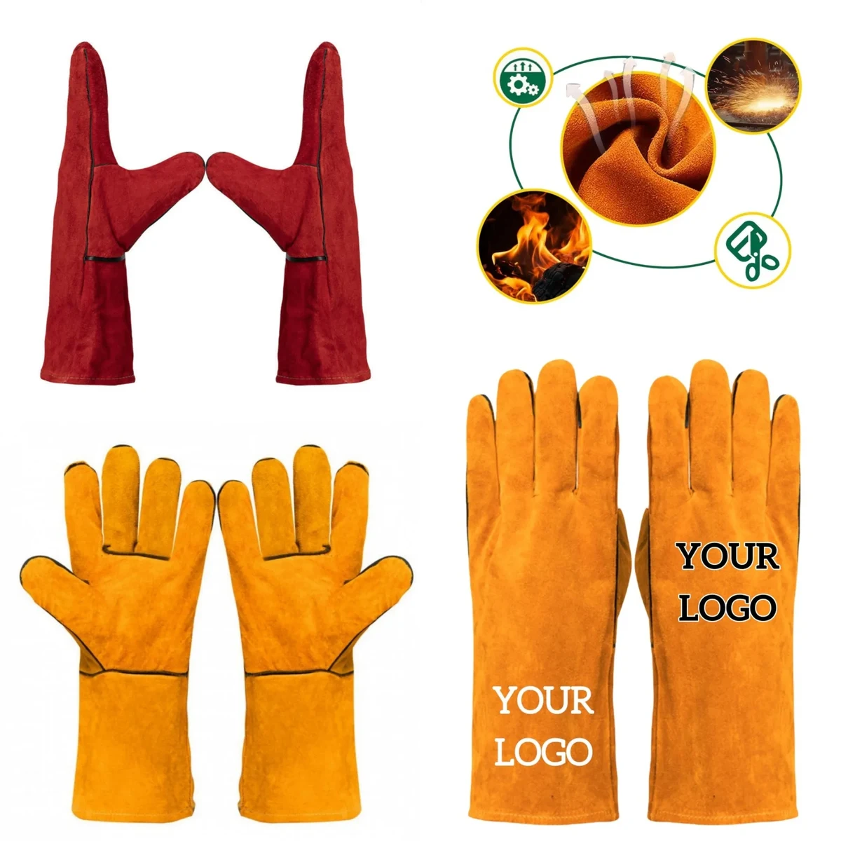 Premium Cowhide Welding Gloves 1
